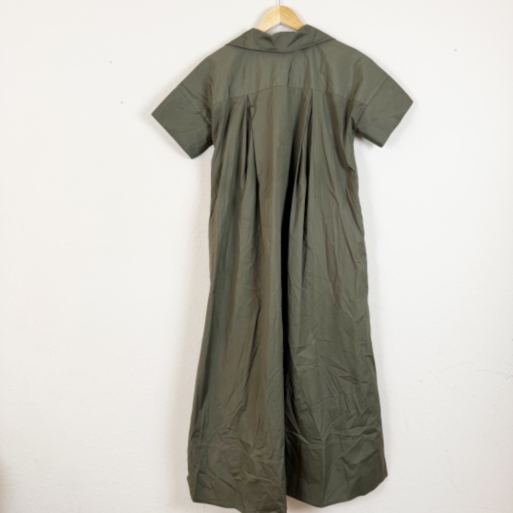 Banana Republic Olive Green Shirt Dress Size Small - Picture 5 of 5